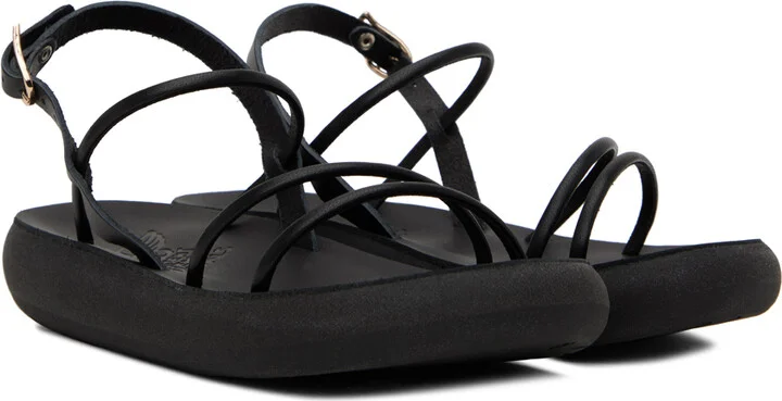 Ancient Greek Sandals Black Taxidi Comfort Sandals - Image 4