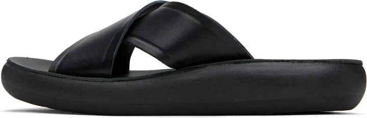 Ancient Greek Sandals Black Thais Comfort Sandals - Image 3