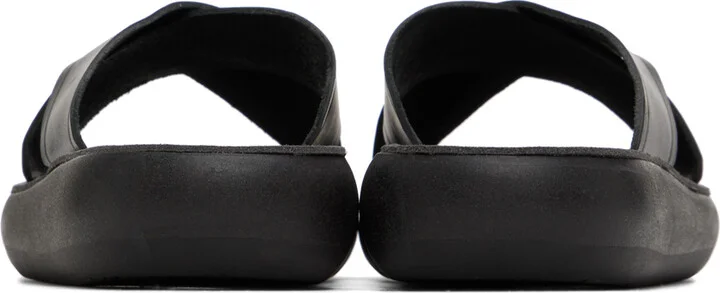 Ancient Greek Sandals Black Thais Comfort Sandals - Image 2