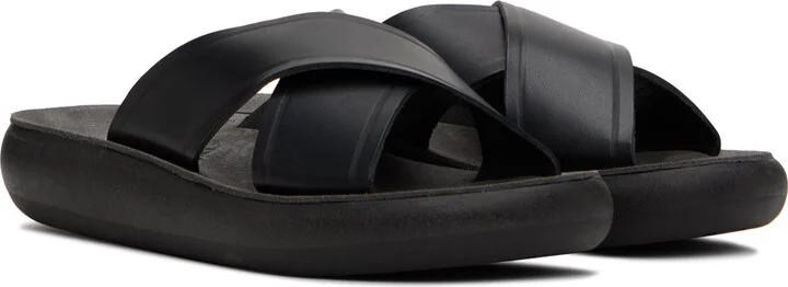 Ancient Greek Sandals Black Thais Comfort Sandals - Image 4