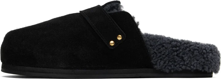 Ancient Greek Sandals Black Vasilitsa Slip-on Loafers - Image 3