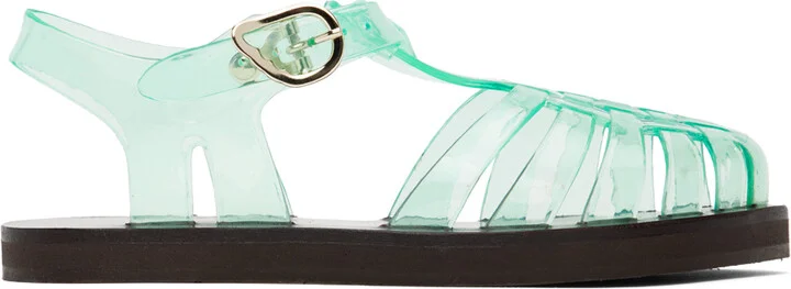 Ancient Greek Sandals Blue Homeria Jelly Sandals