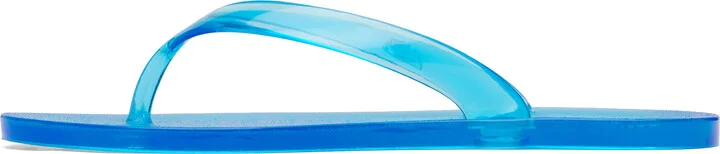 Ancient Greek Sandals Blue Jelly Flip-Flops - Image 3
