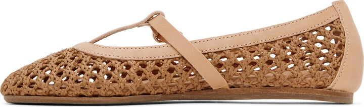 Ancient Greek Sandals Brown Aerati Ballerina Flats - Image 3