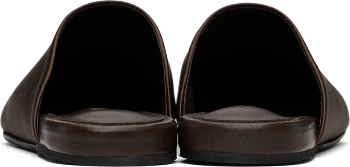 Ancient Greek Sandals Brown 'The Slipper' Slippers - Image 2