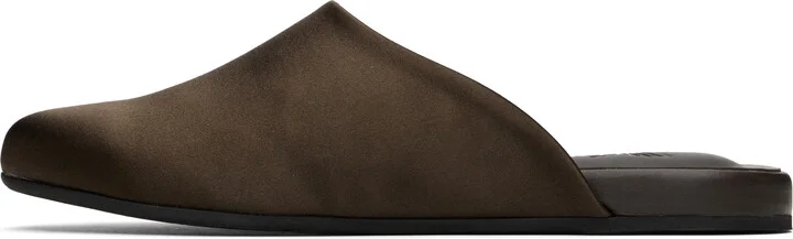 Ancient Greek Sandals Brown 'The Slipper' Slippers - Image 3