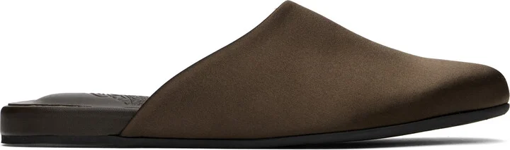 Ancient Greek Sandals Brown 'The Slipper' Slippers