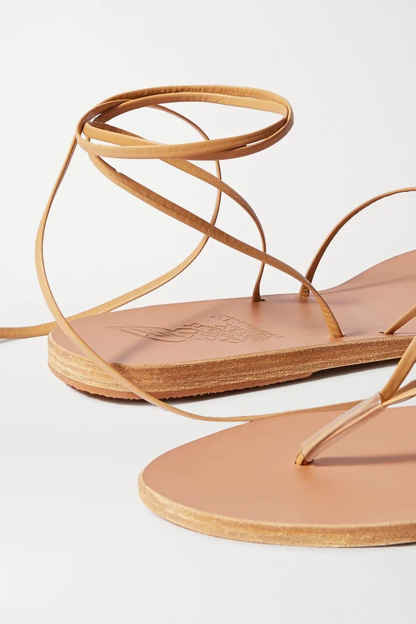 Ancient Greek Sandals - Celia Leather Sandals - Neutrals - Image 5