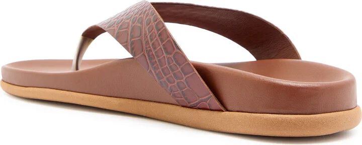 Ancient Greek Sandals Charys Footbed Leather Flatform Sandals - Image 2
