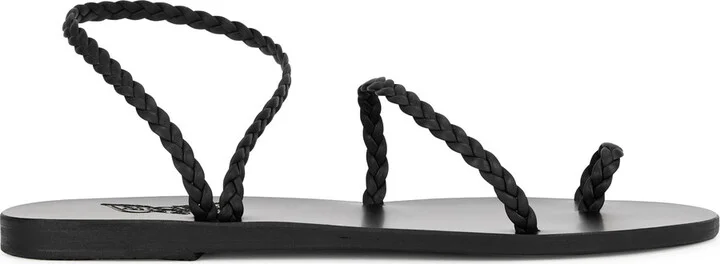 Ancient Greek Sandals Eleftheria Braided Leather Sandals