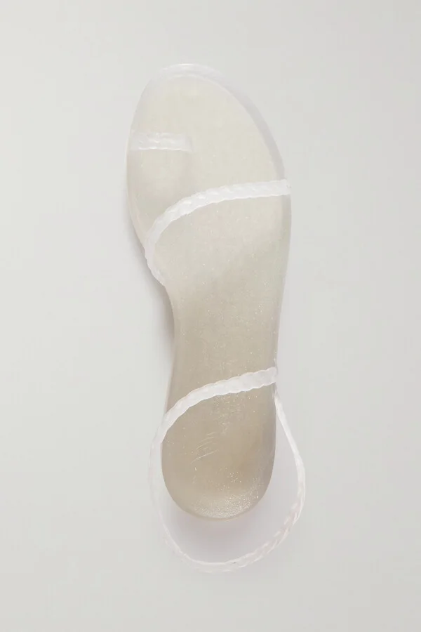 Ancient Greek Sandals - Eleftheria Braided Rubber Sandals - Neutrals - Image 5