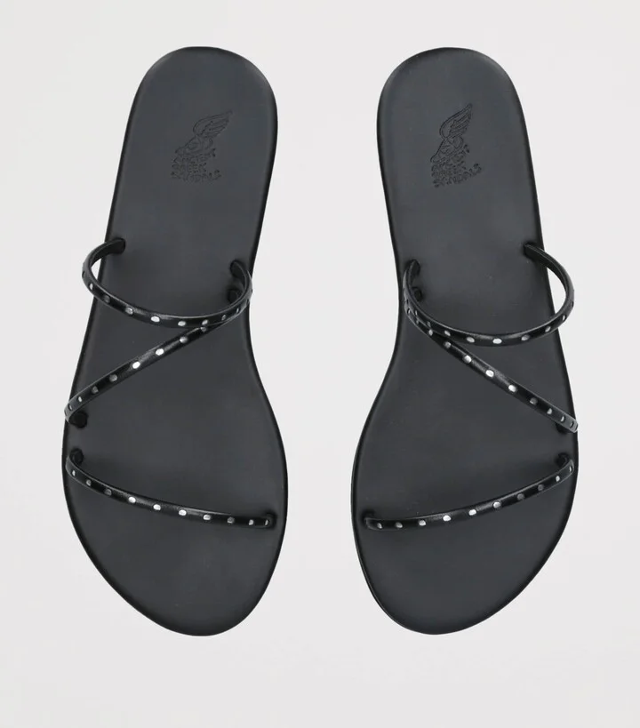 Ancient Greek Sandals Embellished Lynx Sandals - Image 4