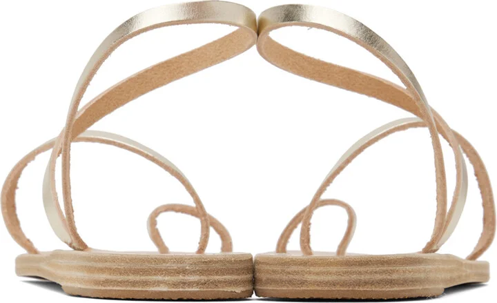 Ancient Greek Sandals Gold Apli Eleftheria Sandals - Image 2