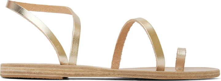 Ancient Greek Sandals Gold Apli Eleftheria Sandals