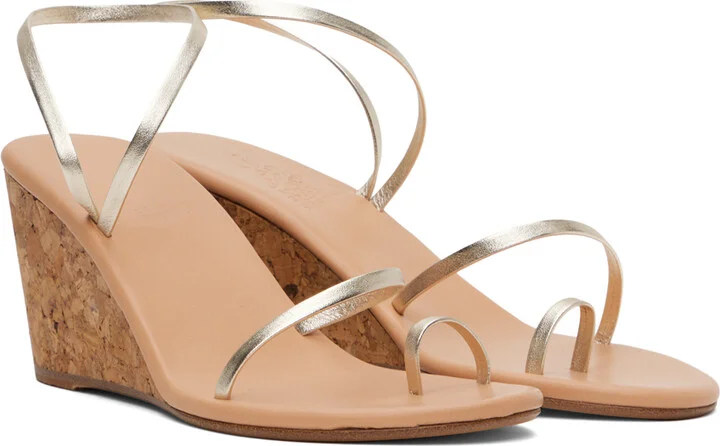 Ancient Greek Sandals Gold Chora Sandals - Image 4