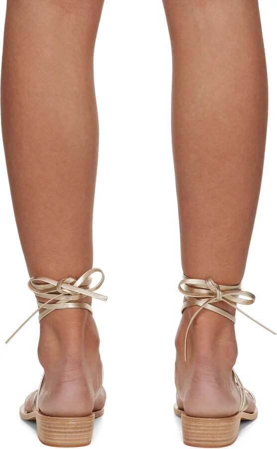 Ancient Greek Sandals Gold Hara Heeled Sandals - Image 2