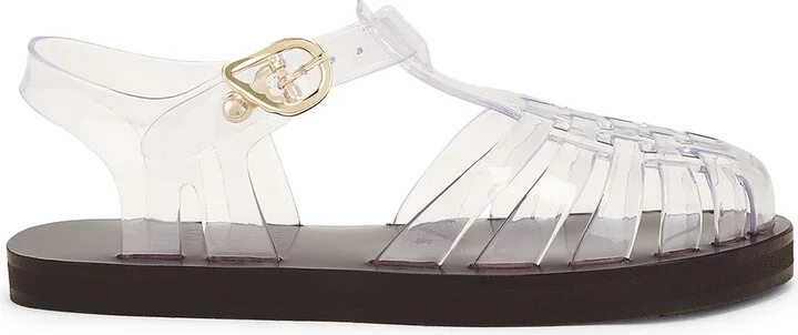 Ancient Greek Sandals Homeria Jelly Sandal in White