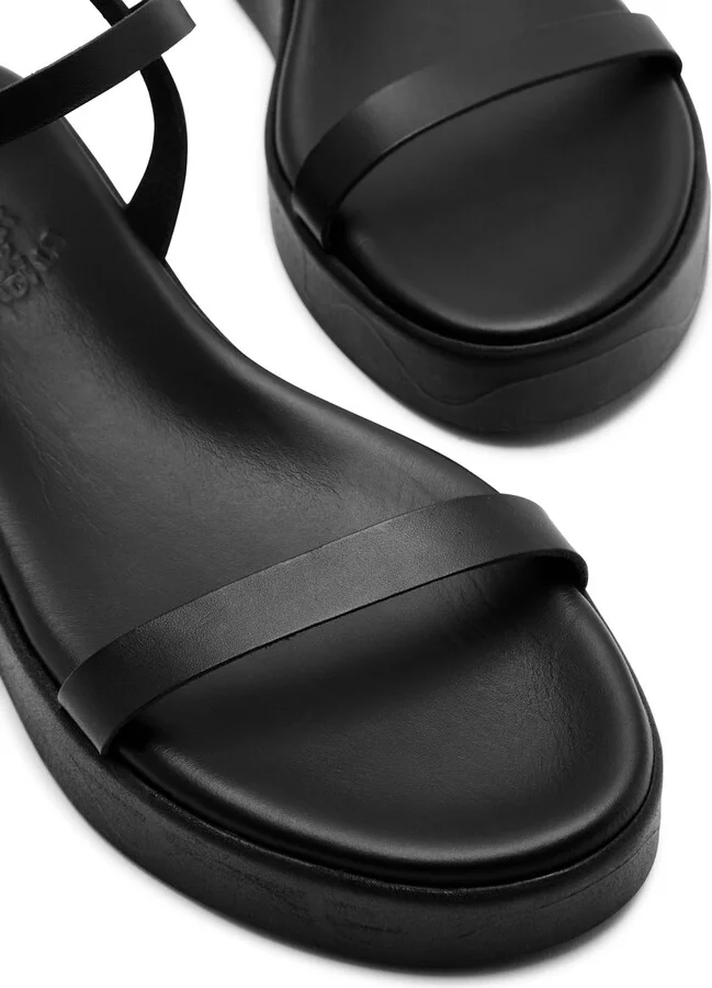 Ancient Greek Sandals Irida Flatform Leather Sandals - Image 3