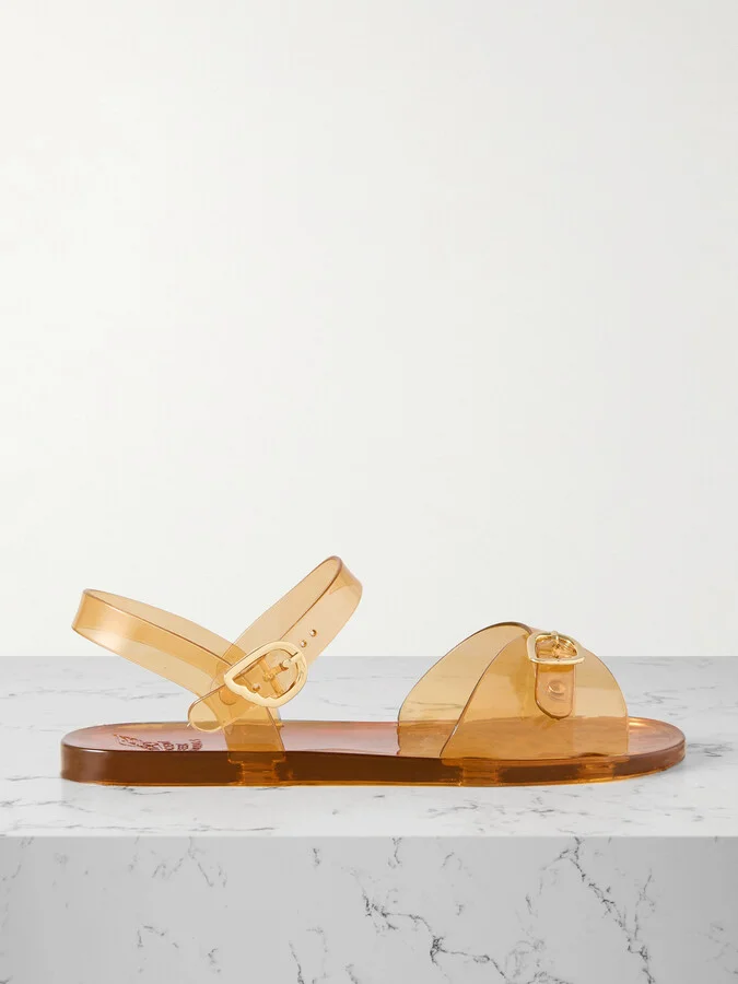 Ancient Greek Sandals - Irini Recycled-pvc Slingback Sandals - Brown