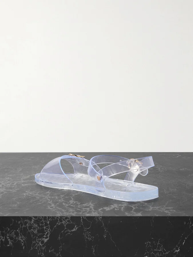 Ancient Greek Sandals - Irini Recycled-pvc Slingback Sandals - Neutrals - Image 3