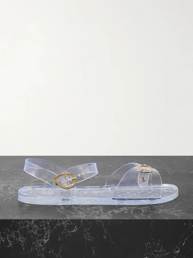 Ancient Greek Sandals - Irini Recycled-pvc Slingback Sandals - Neutrals