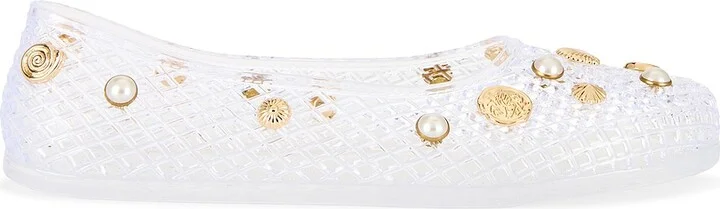 Ancient Greek Sandals Iro Flat in White