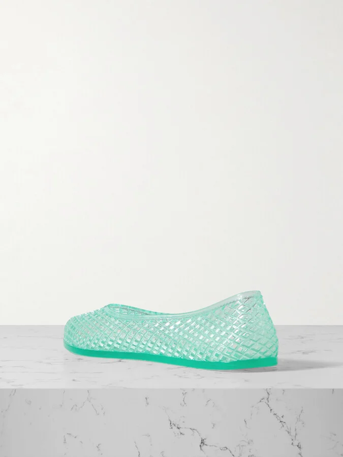 Ancient Greek Sandals - Iro Pvc Ballet Flats - Blue - Image 3
