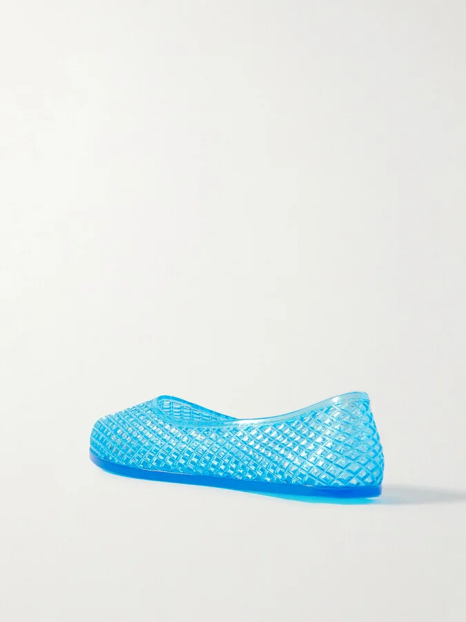 Ancient Greek Sandals - Iro Pvc Ballet Flats - Blue - Image 3