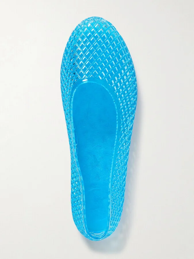 Ancient Greek Sandals - Iro Pvc Ballet Flats - Blue - Image 5