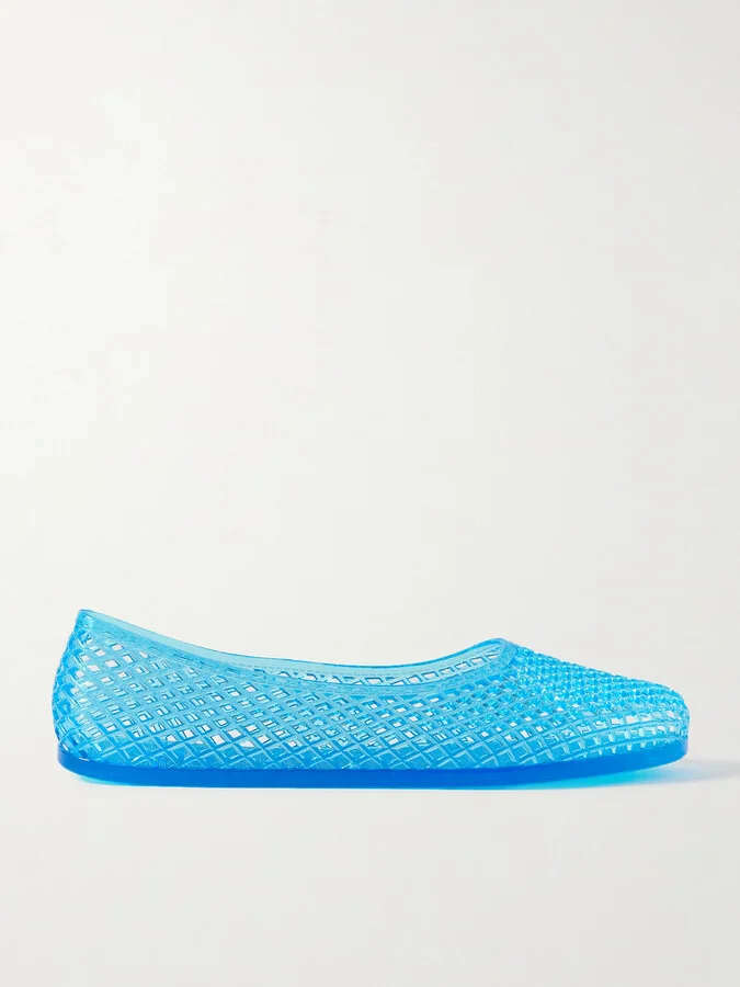 Ancient Greek Sandals - Iro Pvc Ballet Flats - Blue