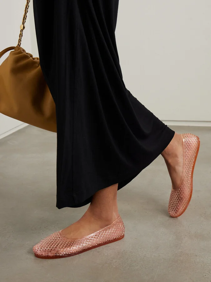 Ancient Greek Sandals - Iro Pvc Ballet Flats - Pink - Image 2