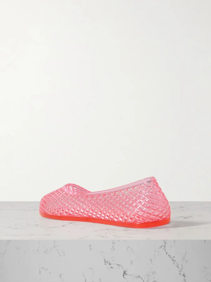 Ancient Greek Sandals - Iro Pvc Ballet Flats - Pink - Image 3