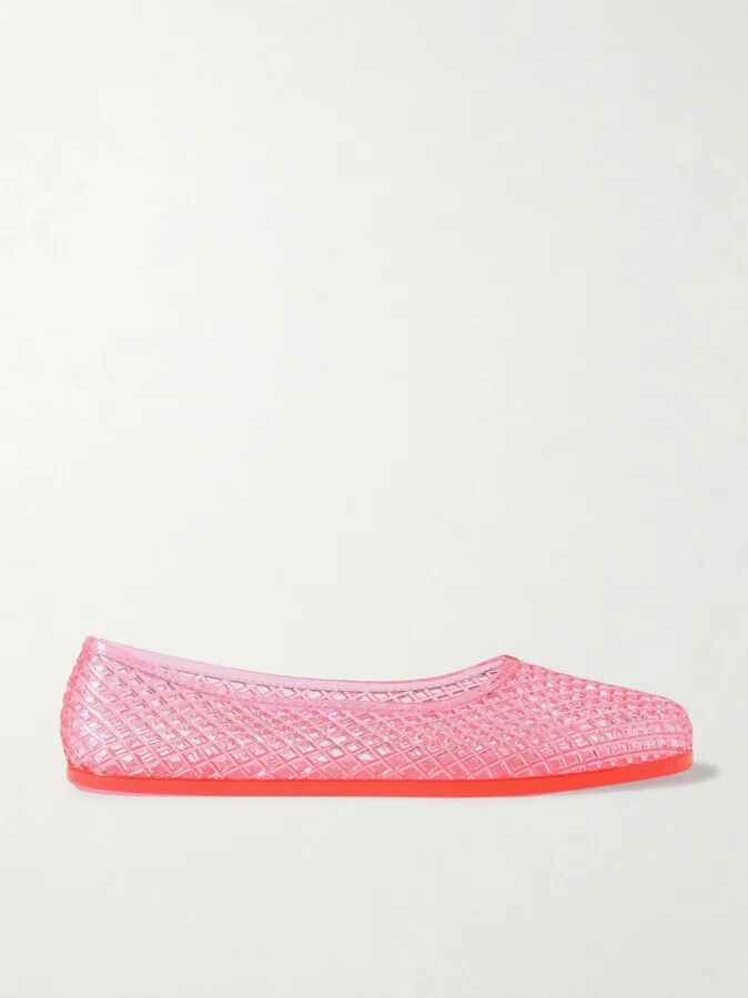 Ancient Greek Sandals - Iro Pvc Ballet Flats - Pink