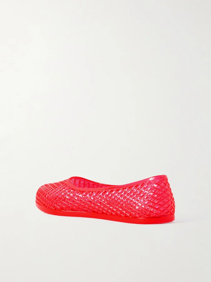 Ancient Greek Sandals - Iro Pvc Ballet Flats - Red - Image 3
