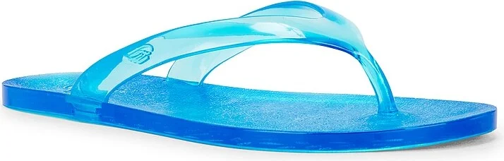 Ancient Greek Sandals Jelly Flip Flop in Blue - Image 2