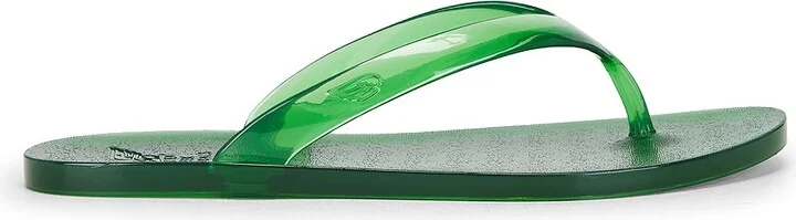 Ancient Greek Sandals Jelly Flip Flop in Green