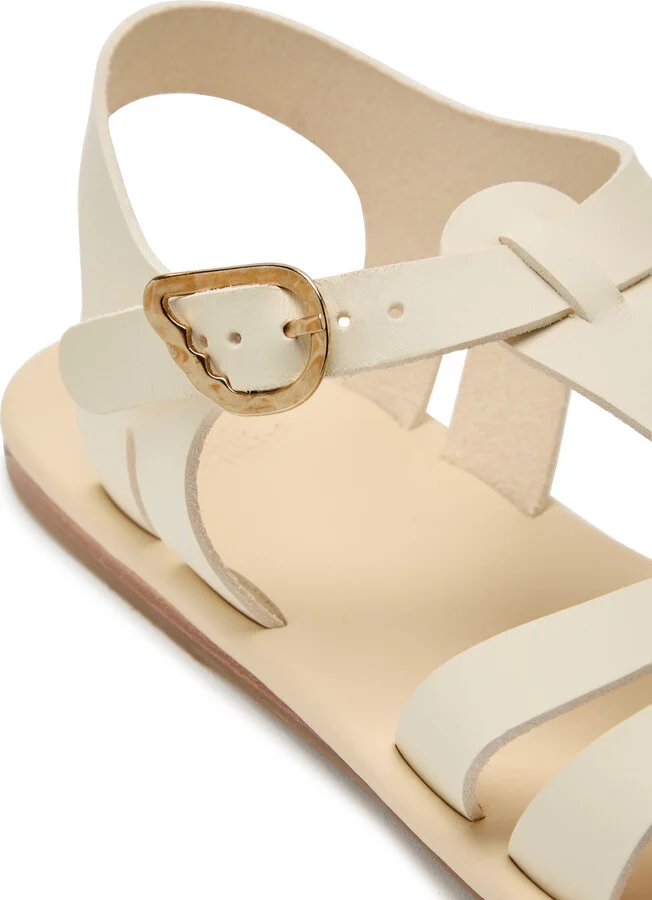 Ancient Greek Sandals Karina Woven Leather Sandals - Image 8