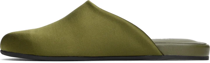 Ancient Greek Sandals Khaki 'The Slipper' Slippers - Image 3