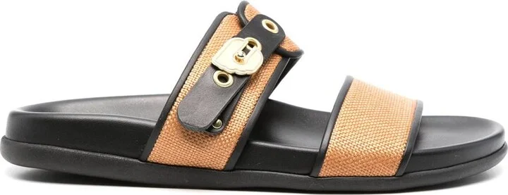 Ancient Greek Sandals Latria Nappa/Raffia Shoes