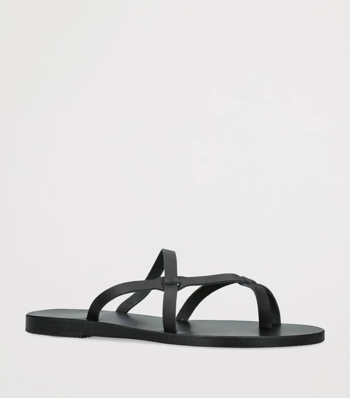 Ancient Greek Sandals Leather Armos Sandals - Image 3