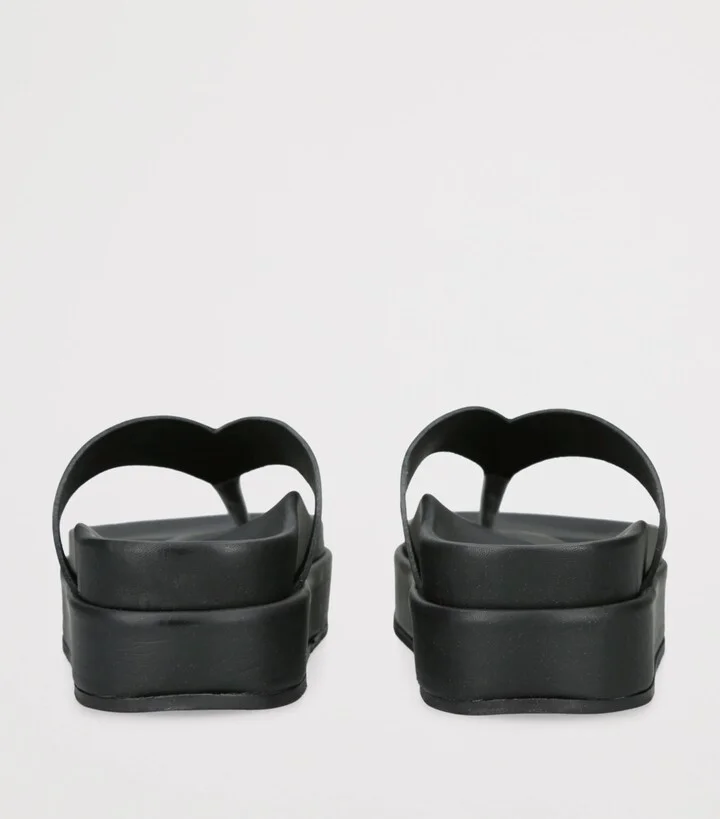 Ancient Greek Sandals Leather Charys 2 Flatform Sandals 35 - Image 2