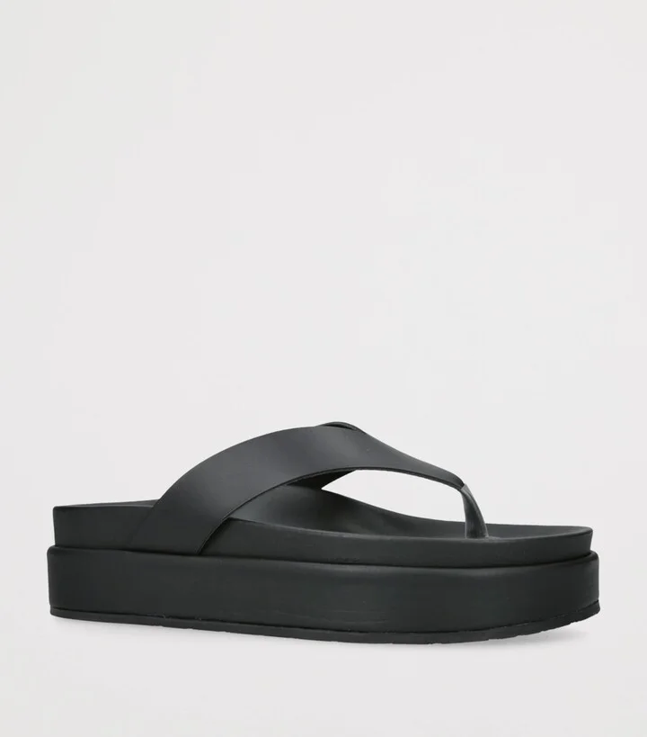 Ancient Greek Sandals Leather Charys 2 Flatform Sandals 35 - Image 3
