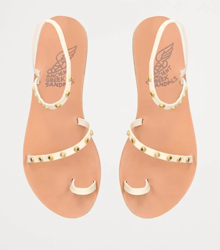 Ancient Greek Sandals Leather Eleftheria Bee Sandals - Image 4