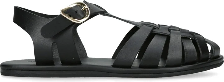 Ancient Greek Sandals Leather Karina Fisherman Sandals