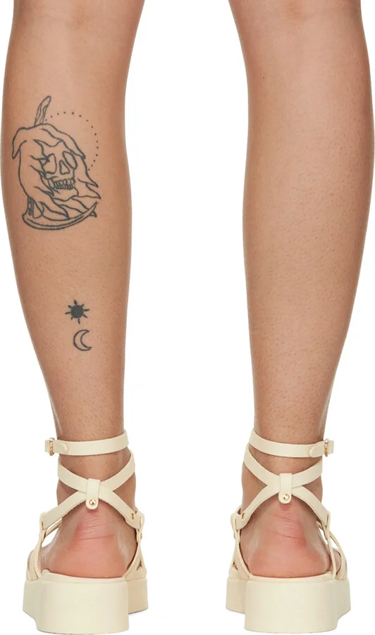 Ancient Greek Sandals Off-White Aristea Sandals - Image 2