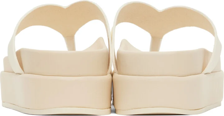 Ancient Greek Sandals Off-White Charys 2flatform Flip-Flops - Image 2