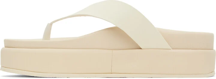 Ancient Greek Sandals Off-White Charys 2flatform Flip-Flops - Image 3
