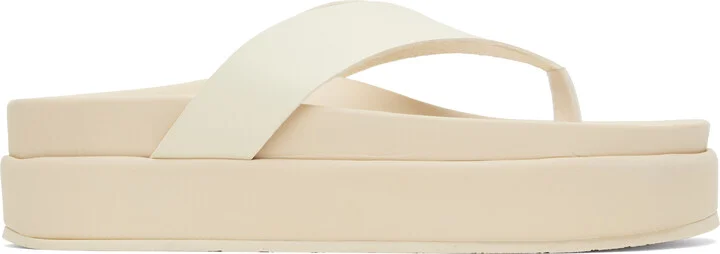 Ancient Greek Sandals Off-White Charys 2flatform Flip-Flops