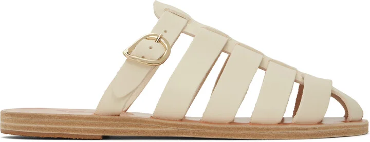 Ancient Greek Sandals Off-White Cosmia Sandals
