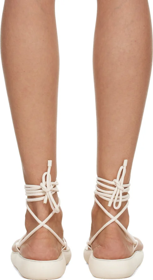 Ancient Greek Sandals Off-White Diakopes Comfort Sandals - Image 2